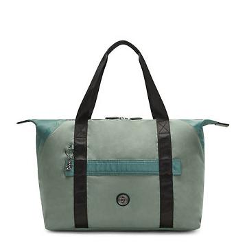 Torby Tote Kipling Art Medium Modne Zielone | PL 1769VR